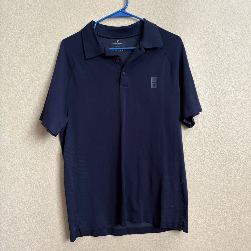 Fabletics Dark Blue Polo Shirt
